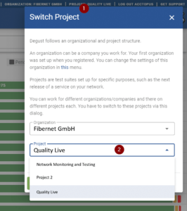 Quality Project Switcher